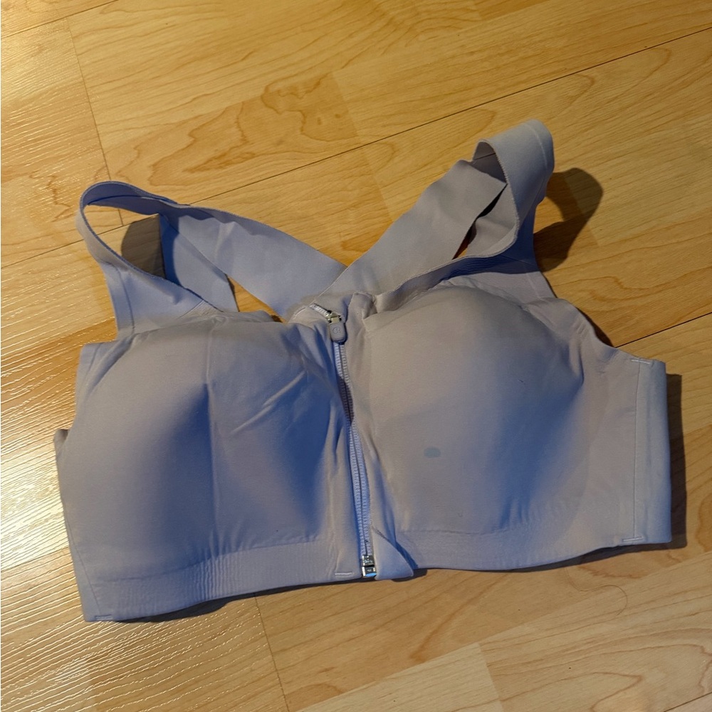 Lululemon Athletica Light Purple Zip Sports Bra